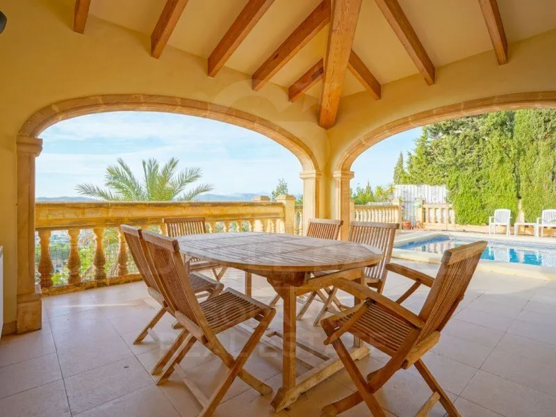 Terrace - Traditional Villa with Panoramic Views in Javea