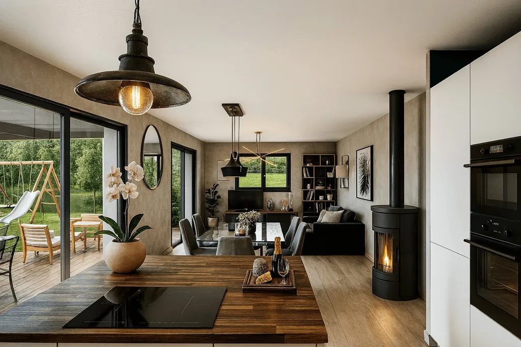 Cucina - Construction Plot in Melgven, Quimper Area