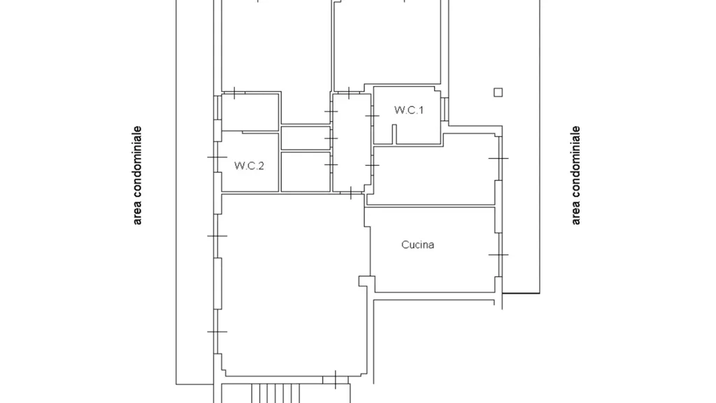 Plan - Modernised Apartment with Sea View in Siracusa
