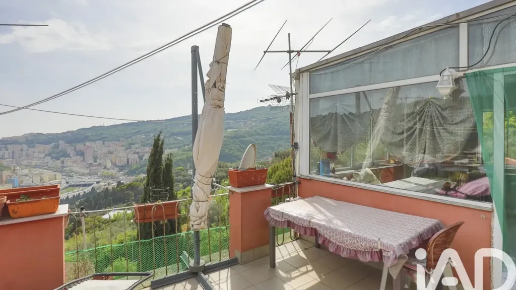 Balcony - Villa with Sea View in Genoa Staglieno