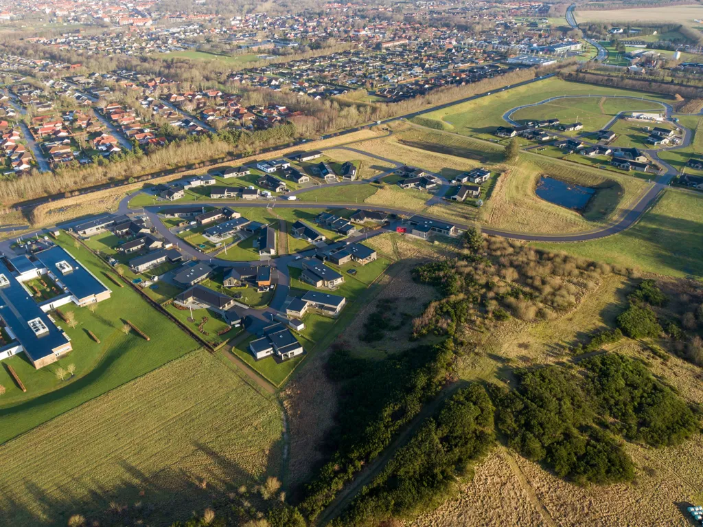 Vue aérienne - Year-Round Plot with 5G Coverage in Varde