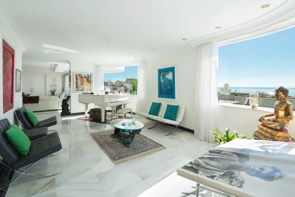 Séjour - Penthouse with Pool in Casco Antiguo, Marbella
