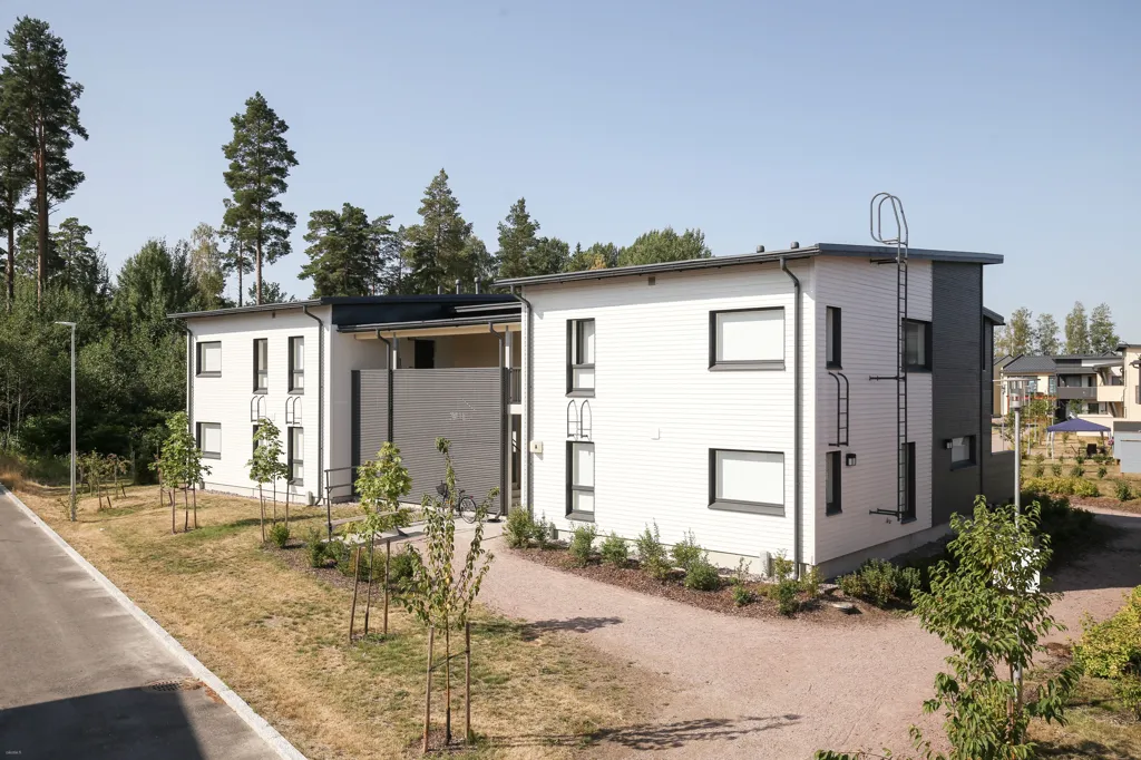 Vista aerea - Three-Room Apartment with Balcony in Espoo