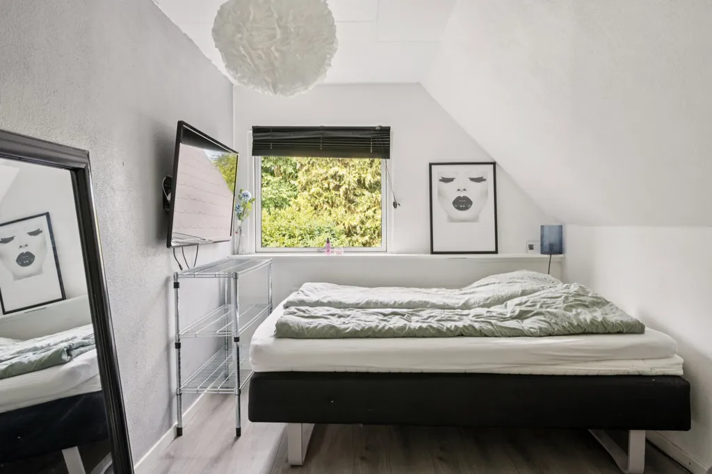 Schlafzimmer - House with Garden View in Allingåbro