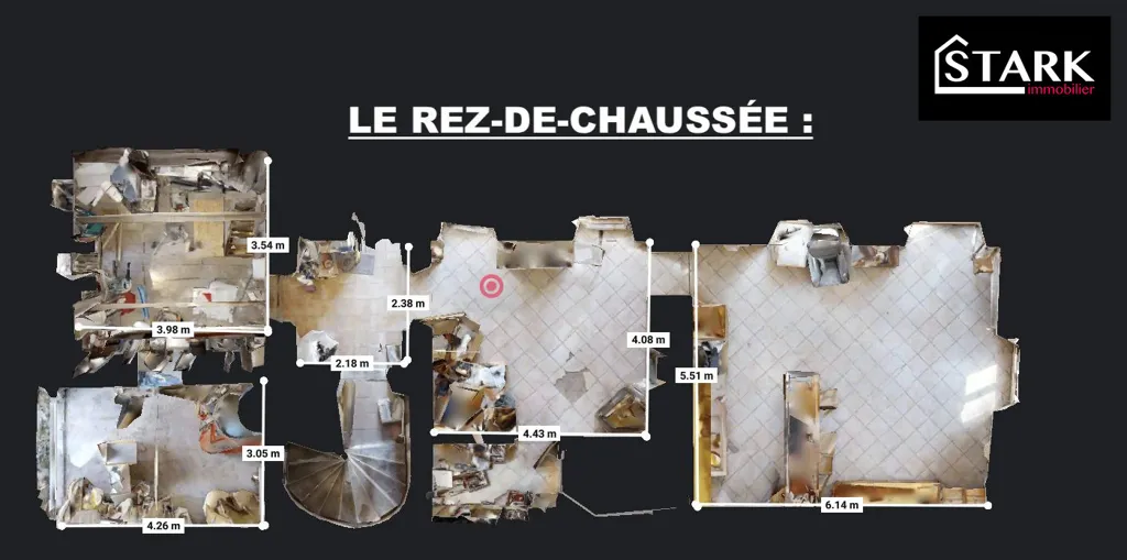 Plan - Maison Chargée d'Histoire avec Terrasse à Lomont