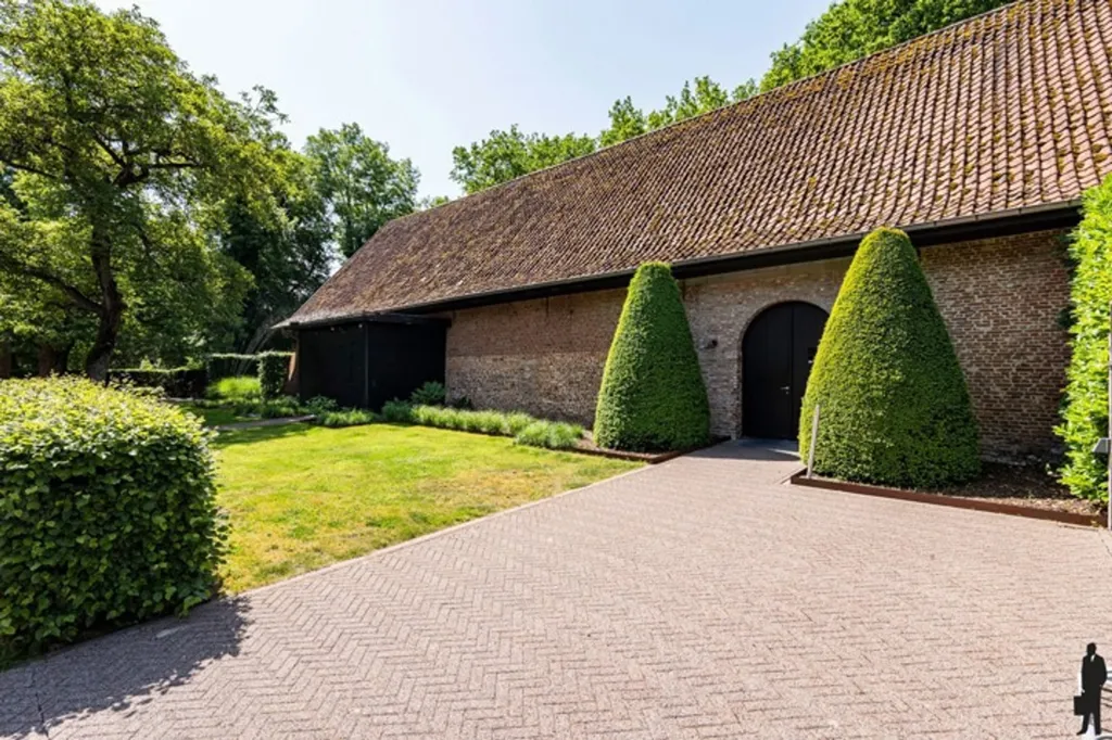 Jardin - Domaine 'Klein Hoef' avec Brasserie à Retie