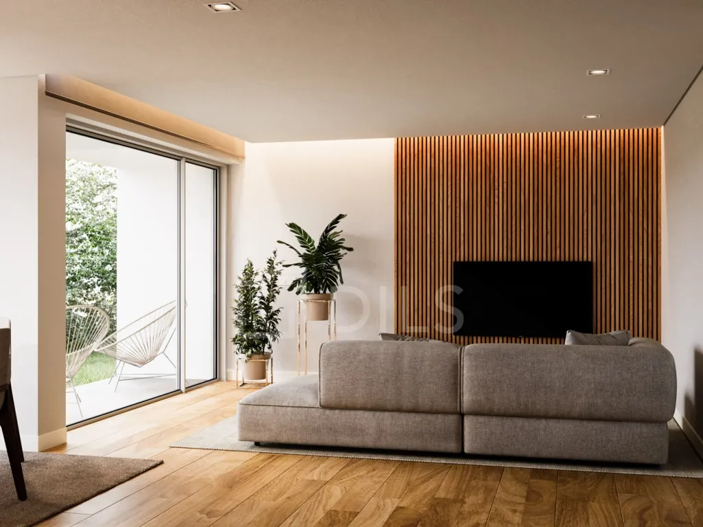 Séjour - T2 Apartment with Balcony in Porto