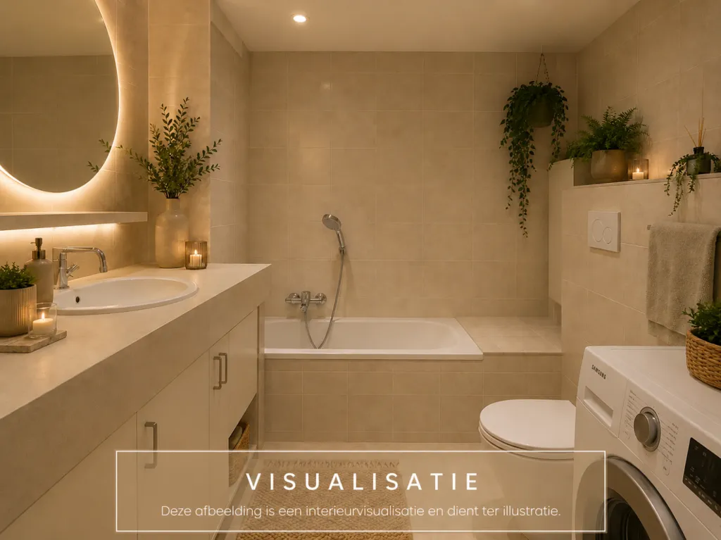 Salles de bain - Studio Flat with Balcony in Waalwijk Centre