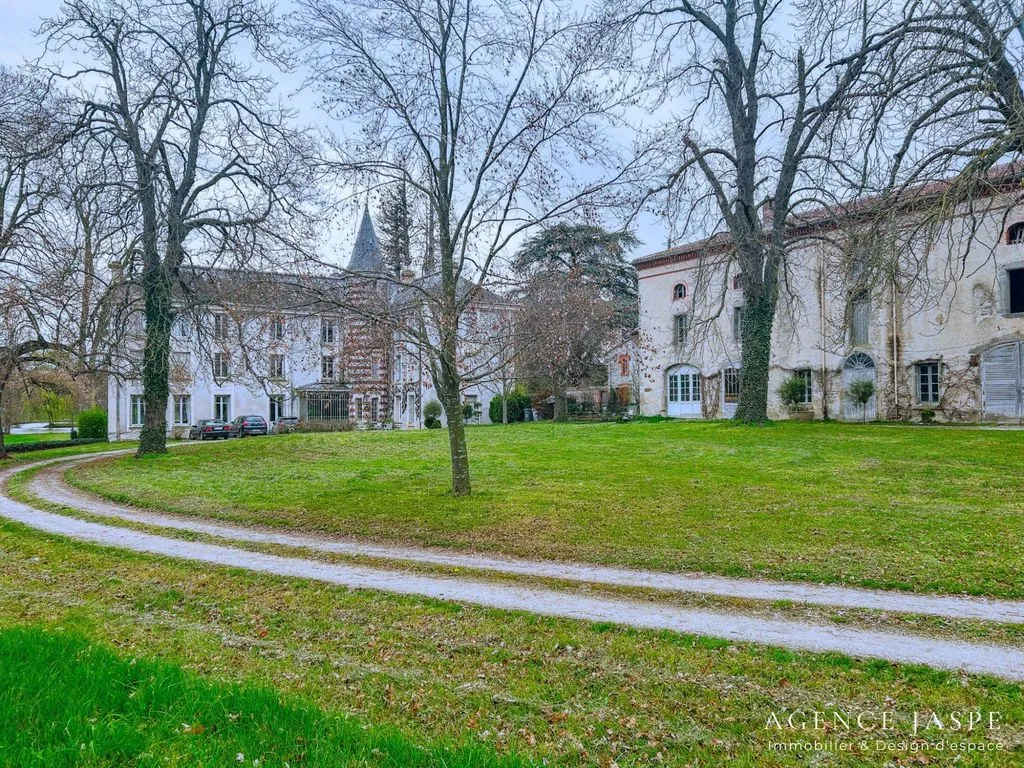 Jardin - Château du XVIe Siècle avec Piscine à Sury-le-Comtal