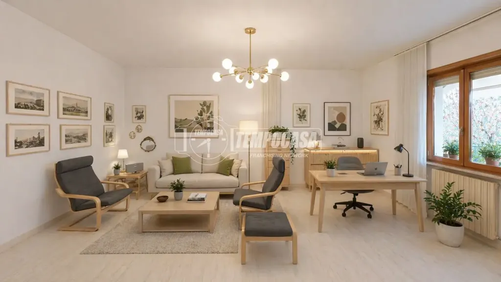 Séjour - Spacious Apartment with Two Terraces in Favria