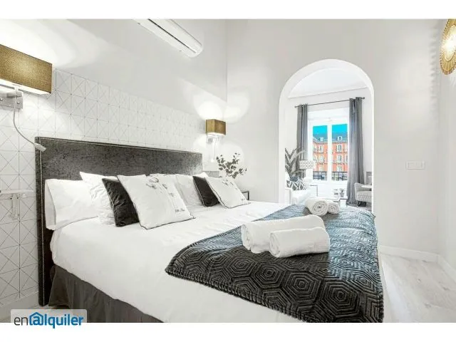 Camere da letto - 17th-Century Suite with Plaza View in Madrid