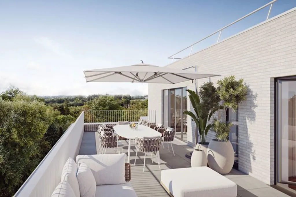 Terrasse - Appartement 2 Chambres avec Balcon à Ciney