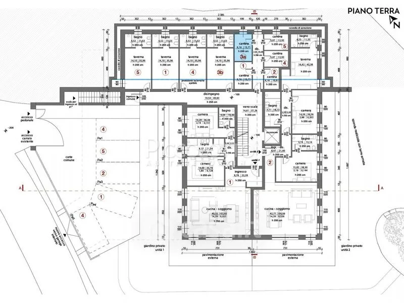 Floor Plan - New Apartment with Panoramic Terrace in Cortina d'Ampezzo