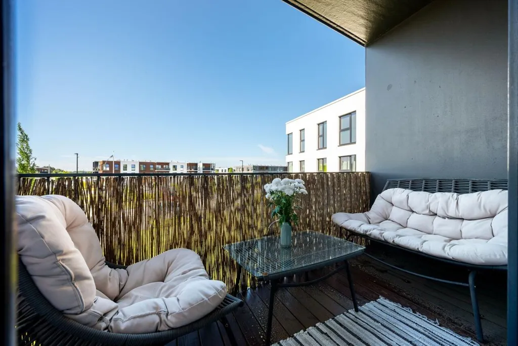 Balcon - Modern Flat with Balcony in Tiskre, Harju County