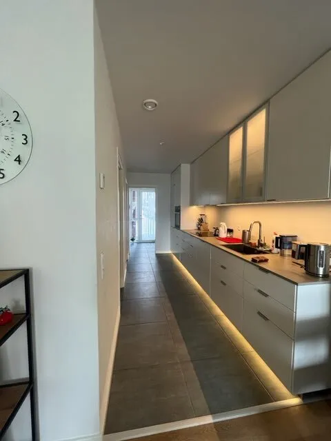 Cuisine - 3-Bedroom Apartment with Balcony in Hedensted