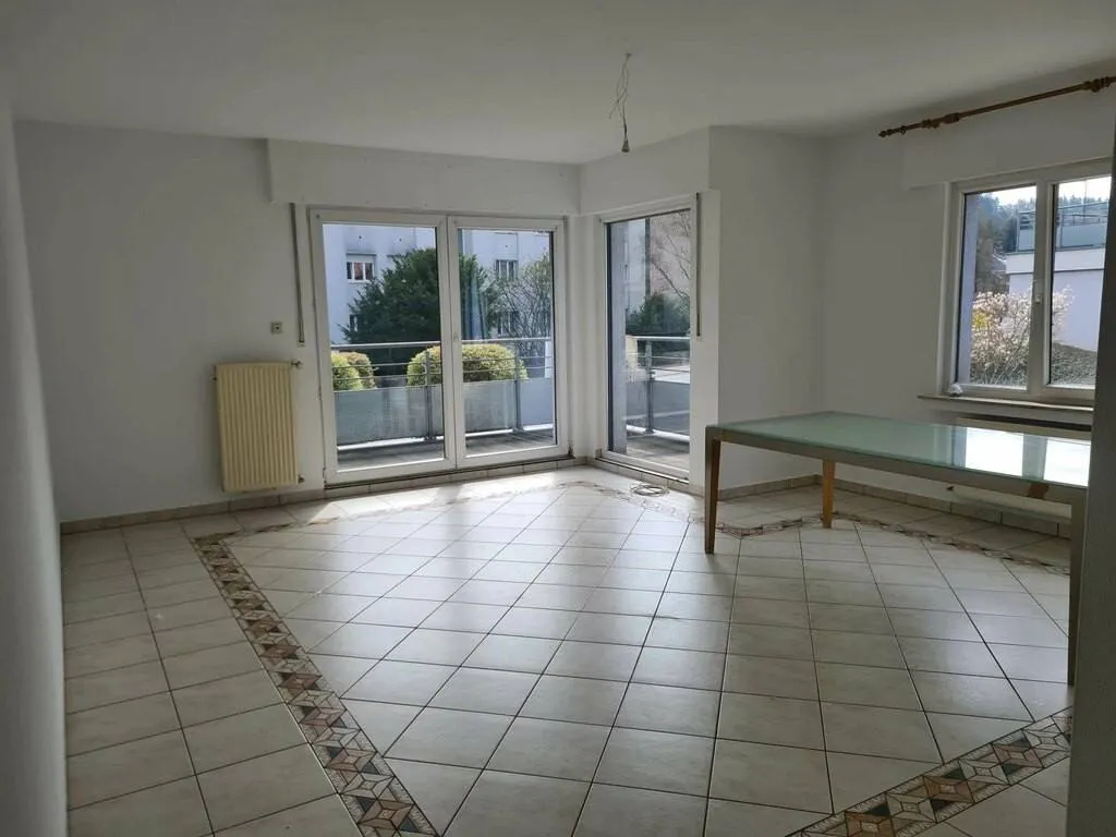 Living Room - Bright Apartment with Balcony in Muhlenbach