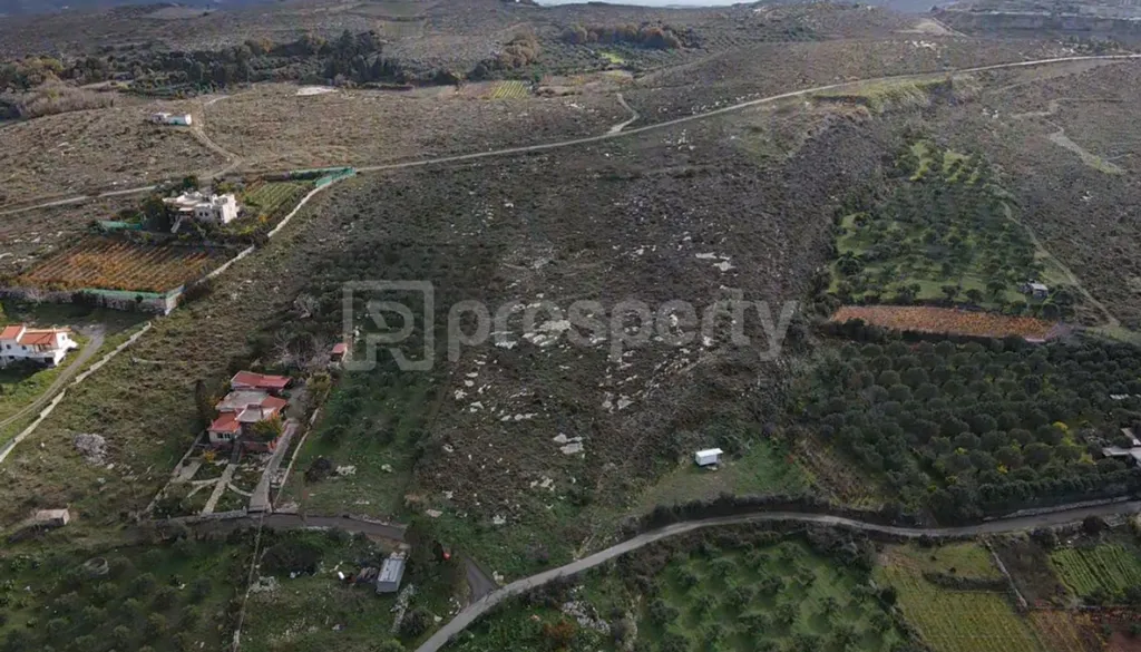Vista aerea - Buildable Plot with Frontage in Alagni, Crete