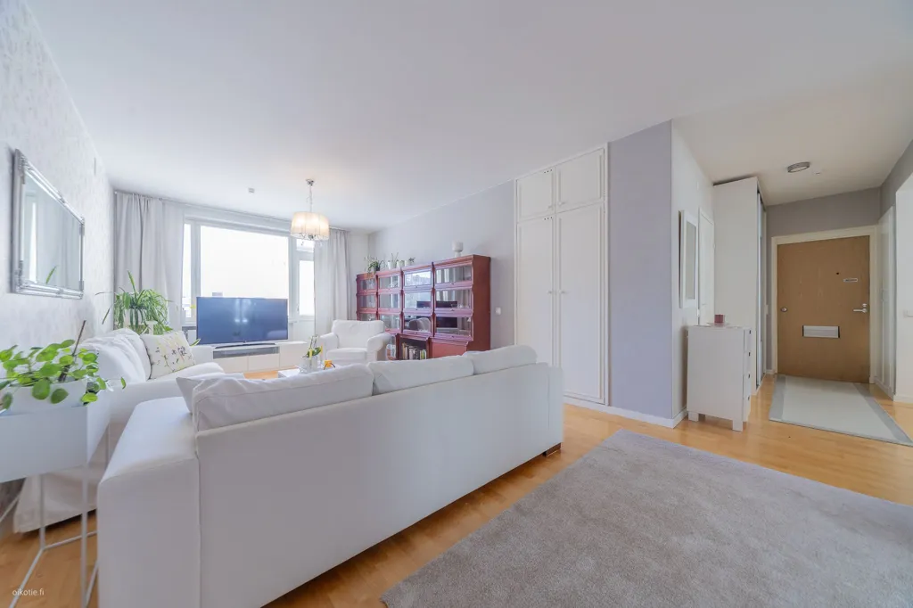 Soggiorno - Flat with East-West View in Pori Centre