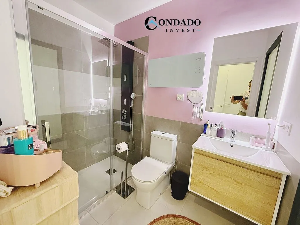 Salles de bain - Apartment with Pool in Alhama de Murcia
