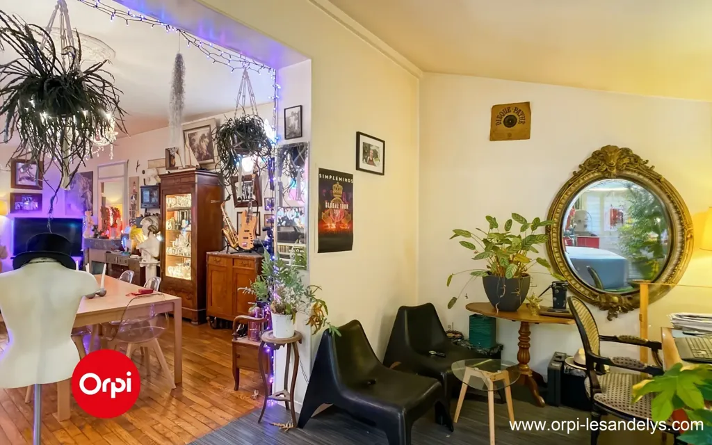 Séjour - Maison Bourgeoise avec Jardin au Centre des Andelys
