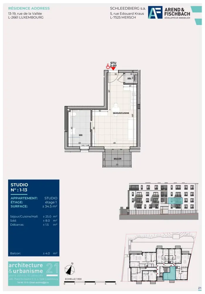 Plaan - New Flat with Fibre Optic in Hollerich