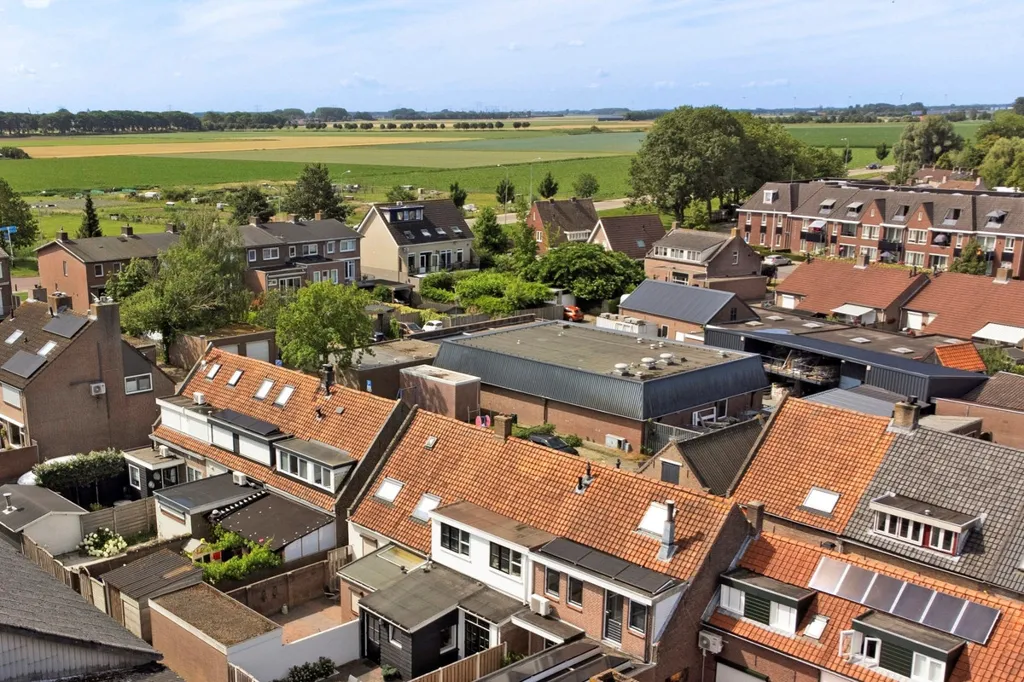 Vue aérienne - Character House with High Finish in Klundert