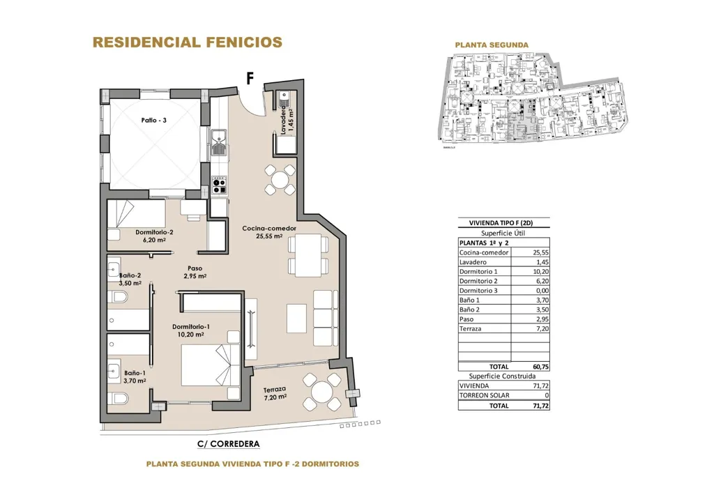 Plan - Modern Flat with Sea View in Puerto de Mazarrón