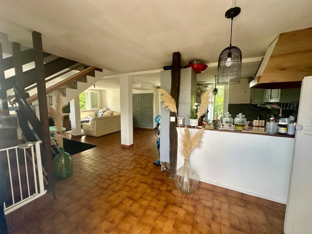 Séjour - Maison avec jardin en centre-ville à Eauze