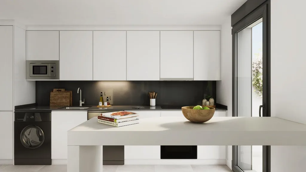 Köök - Energy Efficient Apartment with Beach Terrace in Estepona