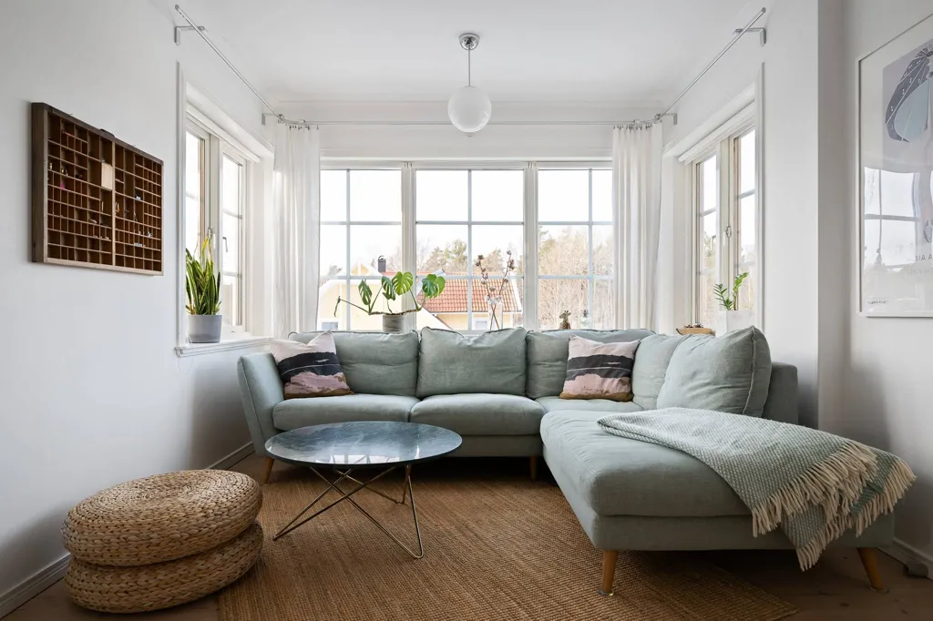 Séjour - Renovated Villa with High Ceilings on Dalarö