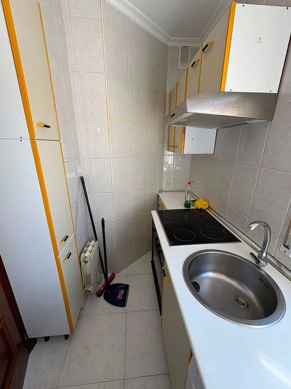 Köök - Penthouse with Terrace in Núñez de Arce, Madrid