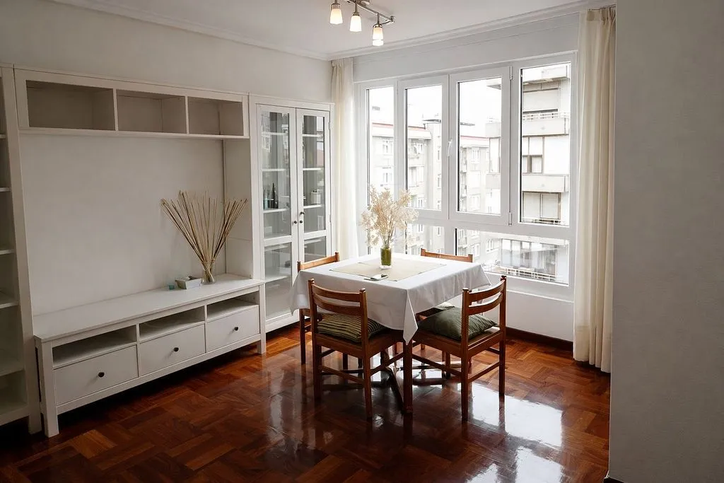Salle à manger - T2 Flat with Terrace in Numancia - San Fernando