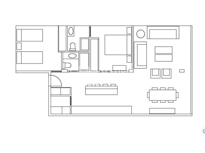 Plan - Modernised Flat with Views in Cea Bermúdez, Madrid