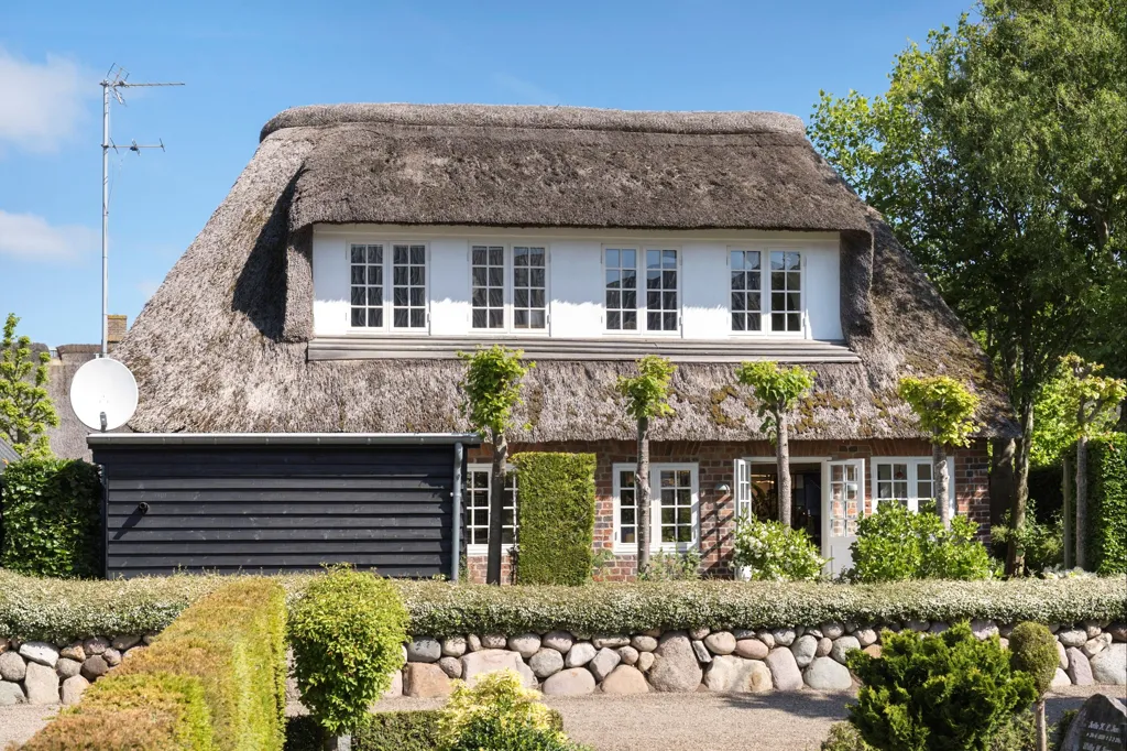 Extérieur - Straw-Thatched Villa on Slotsgade in Møgeltønder