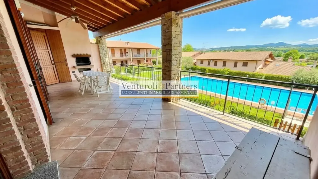 Terrass - Trilocale with Lake View in Manerba del Garda