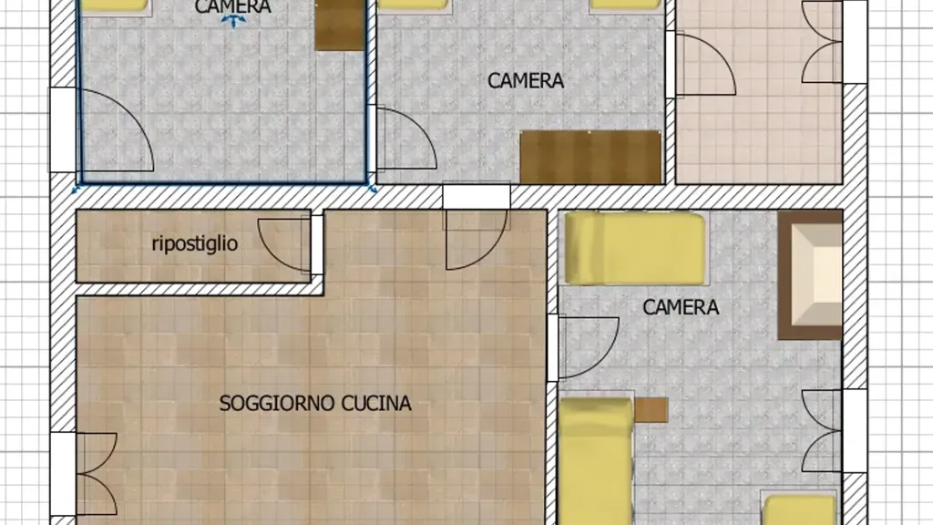 Plan - Terraced Villa with Private Parking in Luni