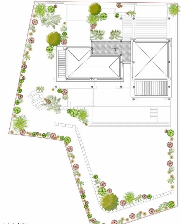 Planimetria - Urban Plot with Project in Mijas Golf