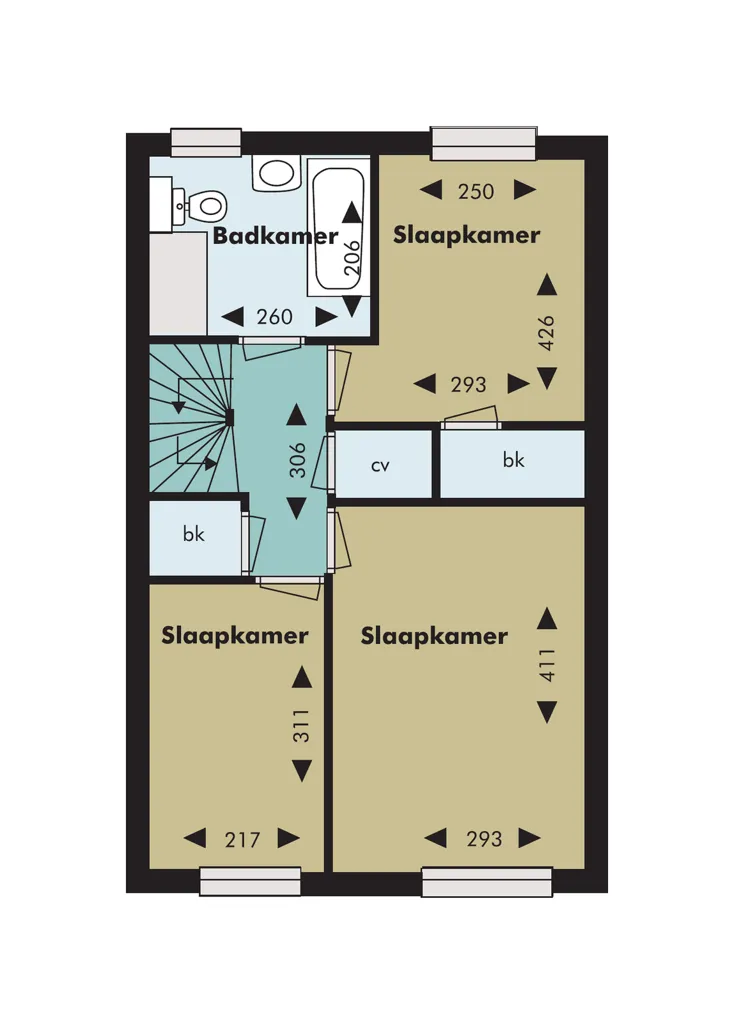 4-toaline korter asukohas Amsterdam