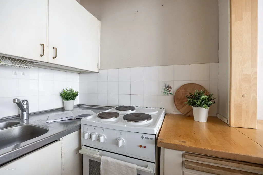 Köök - Compact Apartment with Central Location in Tampere