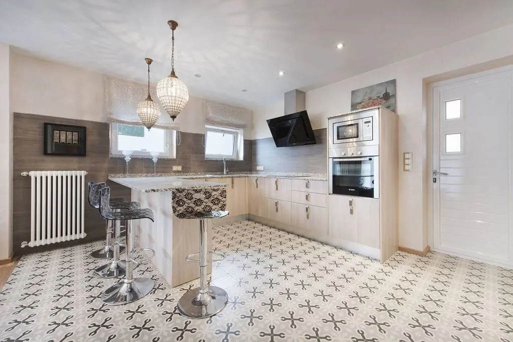 Köök - Luxury Villa with Sea View in Blanes