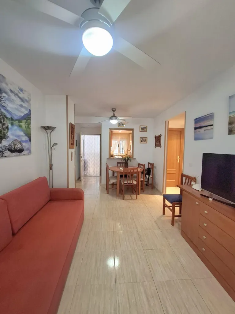 Séjour - Apartment with Private Pool in Marina d'Or
