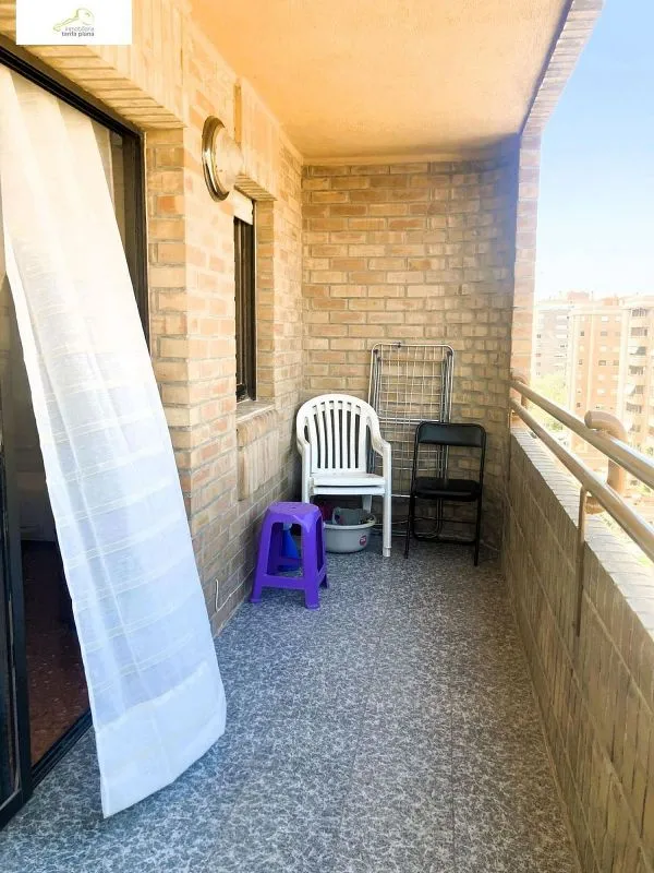 Balcon - Fully Furnished Flat with Garden in Benimaclet