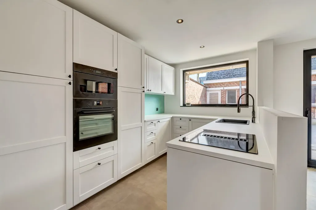 Köök - Renovated House with Garden in Zottegem