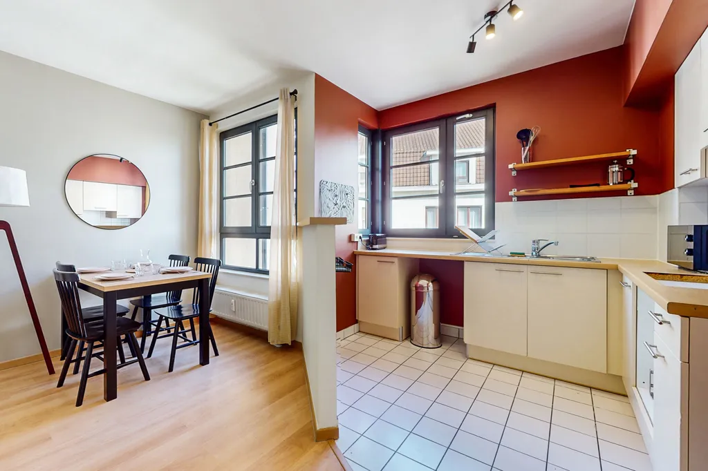 Cuisine - Appartement 3 chambres à Evere