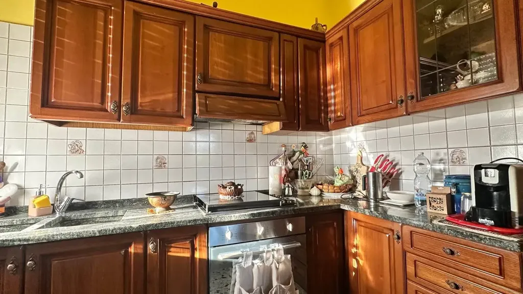 Cuisine - Quadrilocale with Balcony in Campiglia Marittima