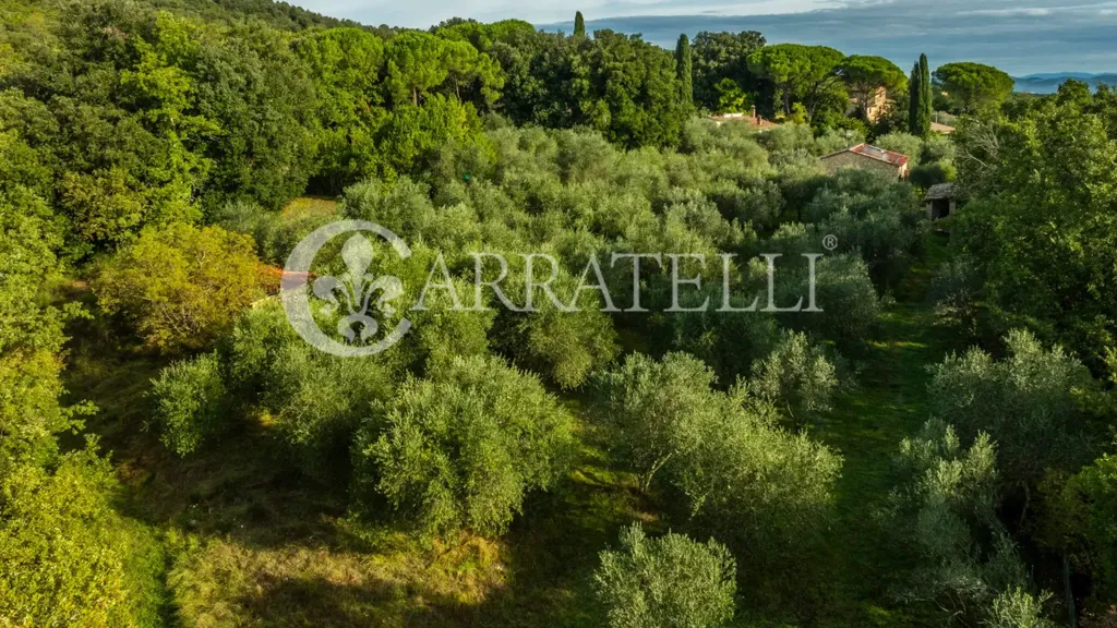 Vue aérienne - Luxury Farmhouse with Pool in Monteriggioni