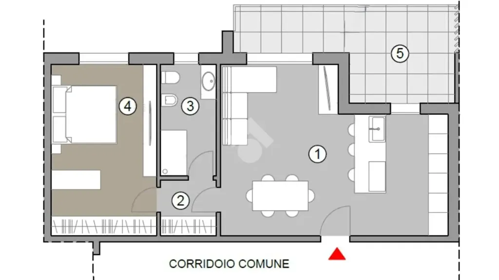 Appartement 2 pièces à IT