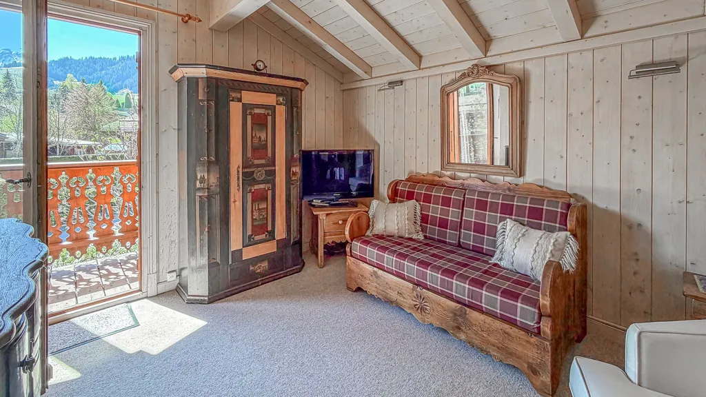 Chambres - Chalet avec Vue sur le Jaillet à Megève