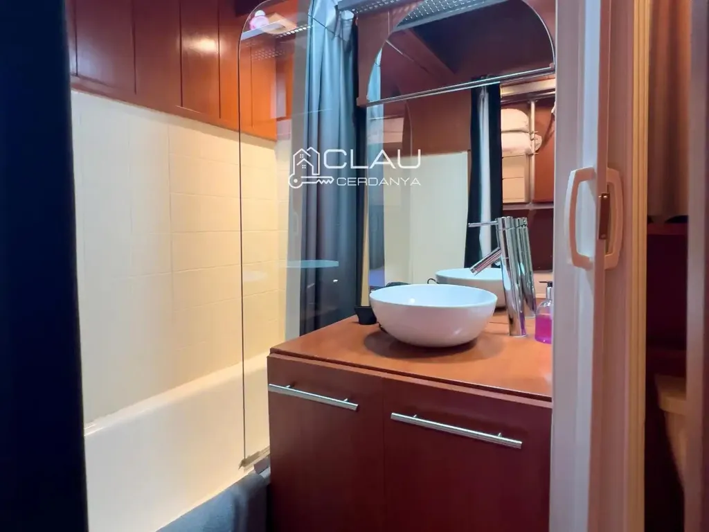Salles de bain - Studio with Terrace in Font-Romeu