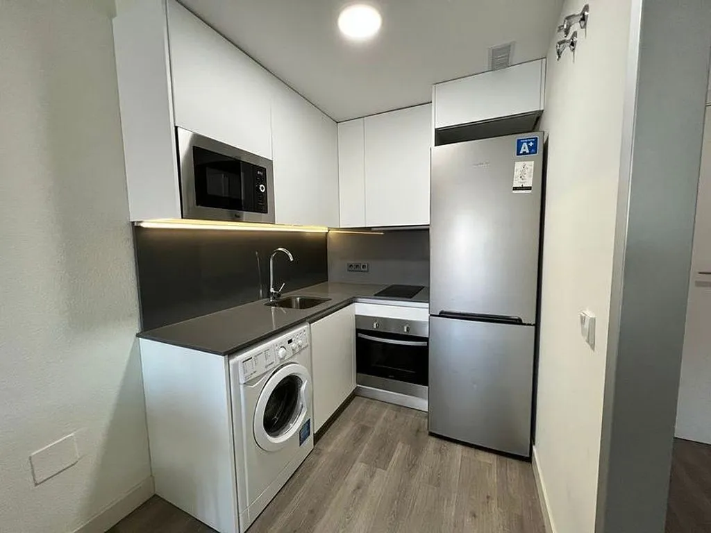 Cuisine - 1-Bedroom Flat with Terrace in Carabanchel